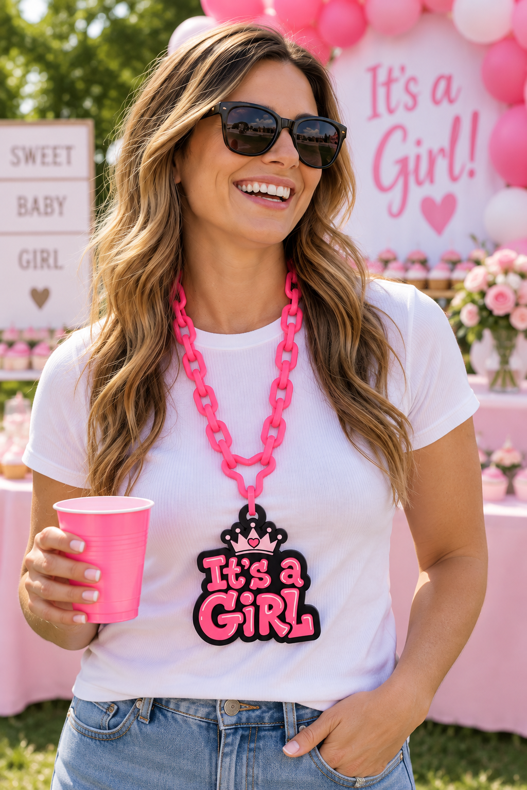 It’s a Girl! Oversized Gender Reveal Party Chain